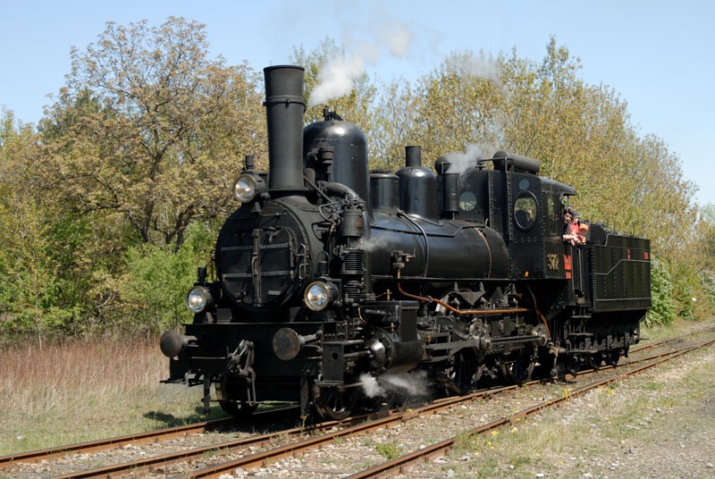 Sudbahn 4-4-0 at the Strasshof Museum in Vienna