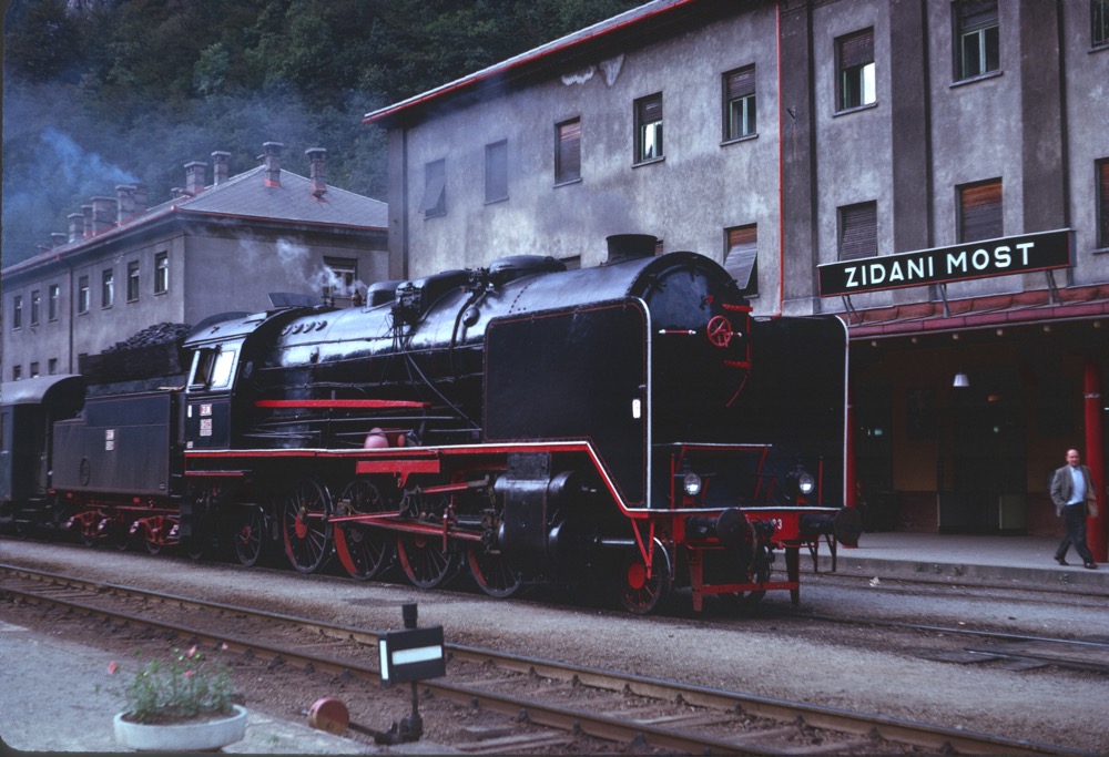 JZ 2-8-2 North of Belgrade in Sept 1964.