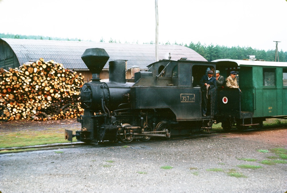 On the Forest line waiting for departure.