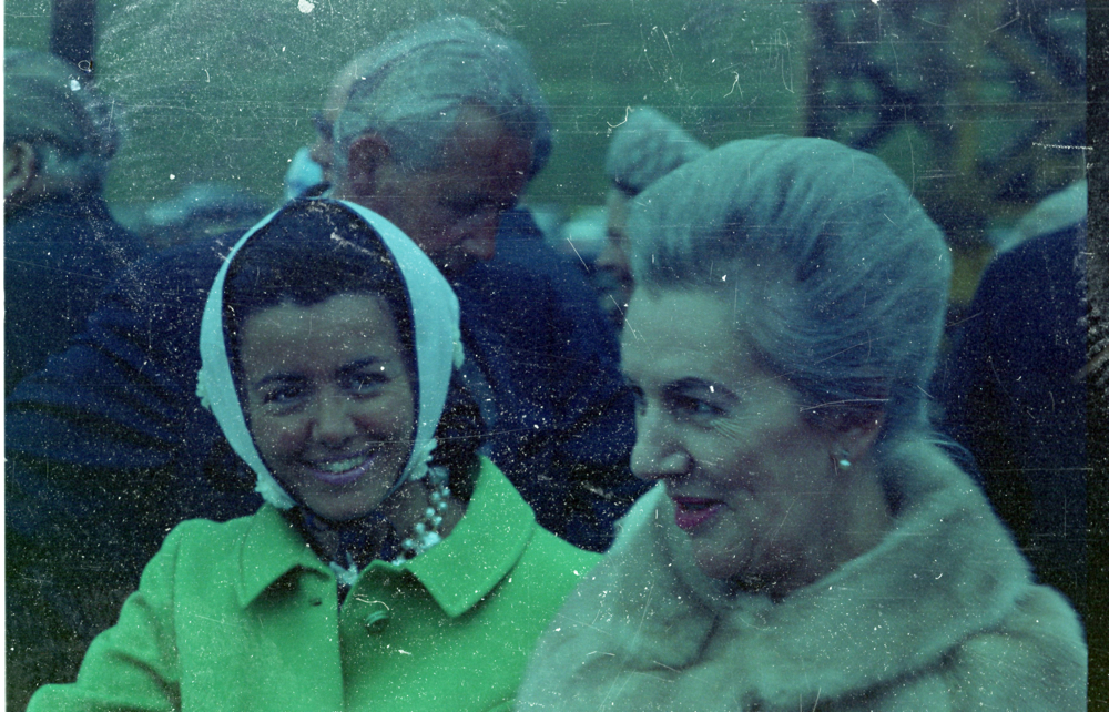 The sponsor at the launch 1970 looking more cheerful.